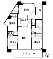 Floor: 3LDK + S (2 ~ 5th floor) ・ 4LDK(6 ・ 7th floor), the occupied area: 80.62 sq m