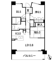 Floor: 2LDK + S (2 ~ 6th floor) ・ 3LDK (7 floor), the occupied area: 75.04 sq m