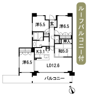 Floor: 4LDK, occupied area: 85.85 sq m