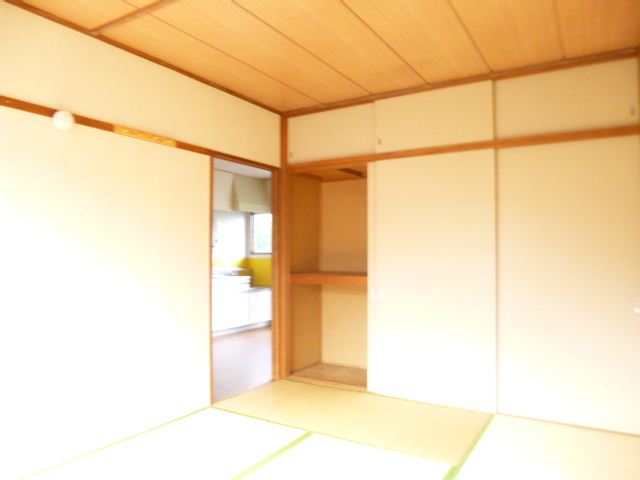 Living and room. Large storage with Japanese-style room