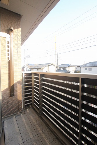 Balcony. Apamanshop Tsurugashima shop TEL: 049-233-7511