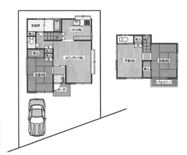 Floor plan. 17 million yen, 3LDK, Land area 100.39 sq m , Building area 75.55 sq m