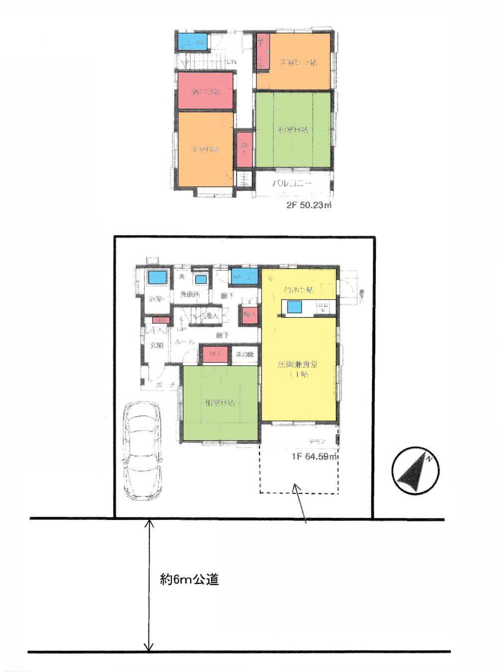 Floor plan. 20.8 million yen, 4LDK, Land area 149.5 sq m , Building area 114.27 sq m floor plan