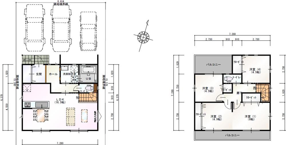 Other building plan example. Building plan example (No. 3 locations)