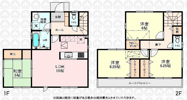 Floor plan. 22,800,000 yen, 4LDK, Land area 99.89 sq m , Building area 91.91 sq m floor plan