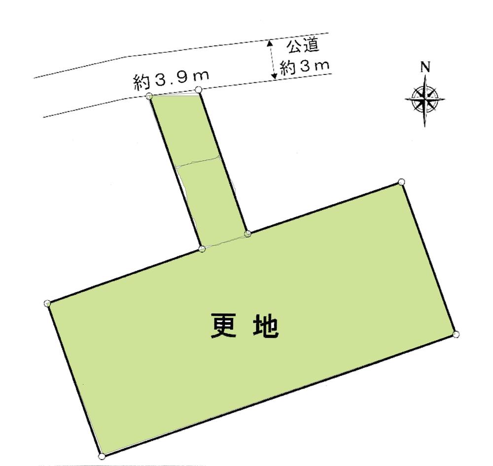 Compartment figure. Land price 12.5 million yen, Land area 414 sq m compartment view