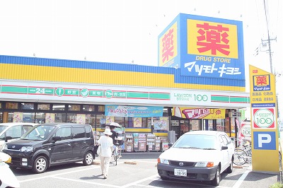 Dorakkusutoa. Matsumotokiyoshi drugstore Kasumigaseki Station shop 1100m until (drugstore)