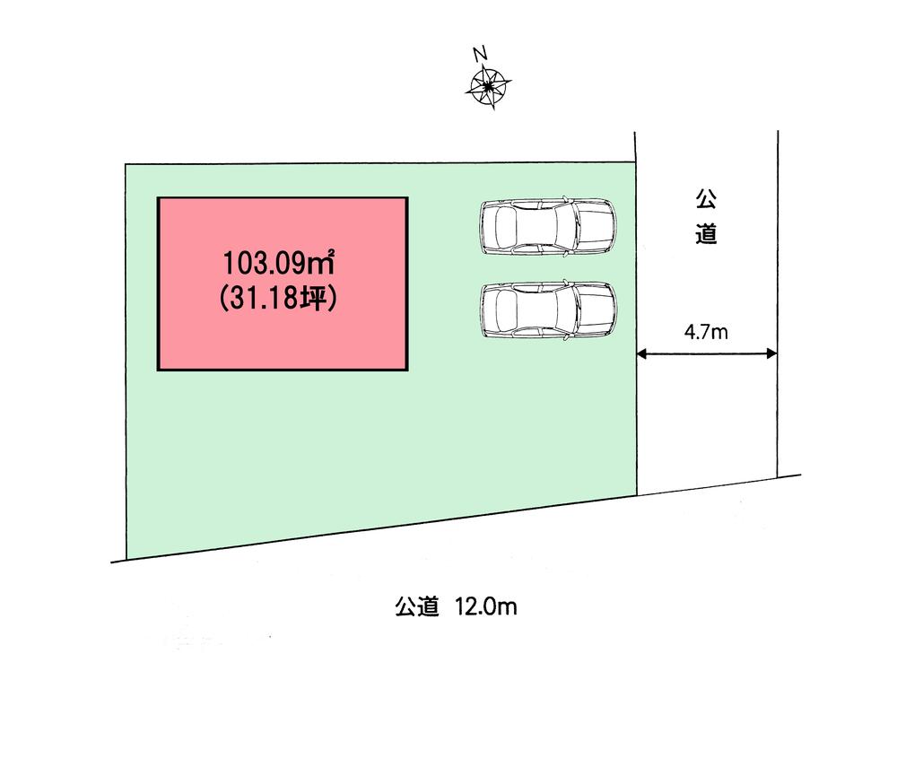 Compartment figure. 25,800,000 yen, 4LDK, Land area 200.5 sq m , Building area 103.09 sq m
