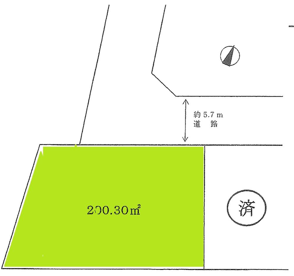 Compartment figure. Land price 8.3 million yen, Land area 200.3 sq m