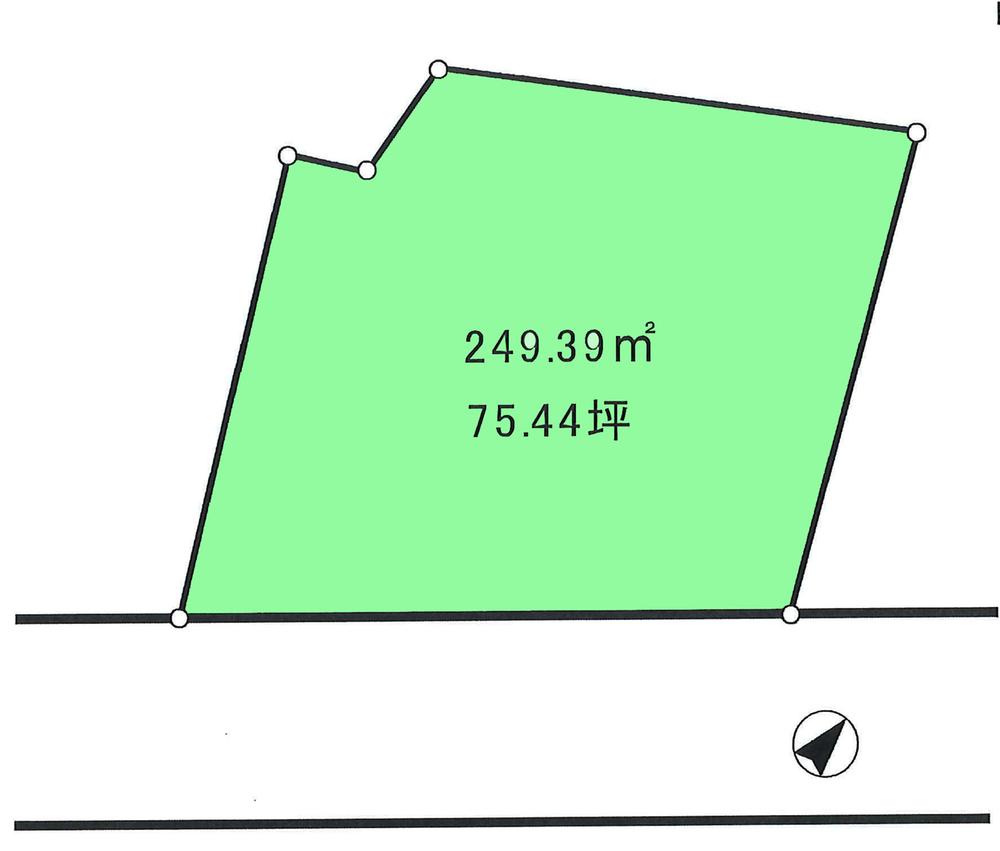 Compartment figure. Land price 20 million yen, Land area 249.39 sq m