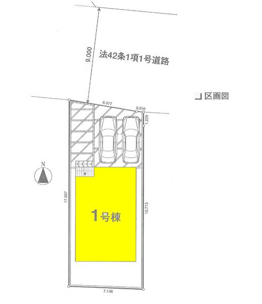 Compartment figure. 21,800,000 yen, 4LDK, Land area 124.03 sq m , Building area 98.01 sq m