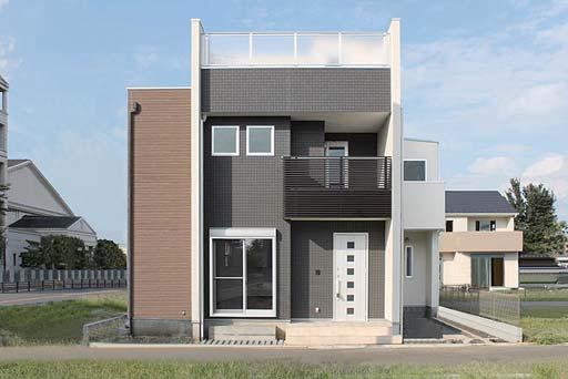 Building plan example (Perth ・ appearance). Note: Our example of construction
