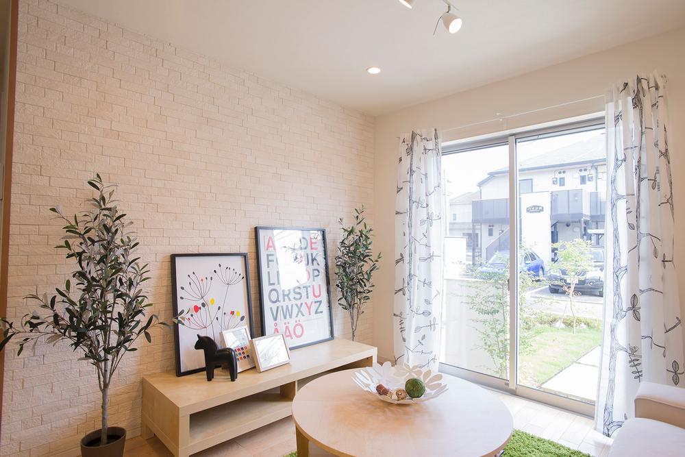 Same specifications photos (living). ■ Eco-carat nice design characteristic, Ecocarat. Also function was also equipped with a "to control the moisture with us humidity control function" and "deodorant function that will erase the smell" in fulfilling appearance, Installation nice tile also the body is in the living room