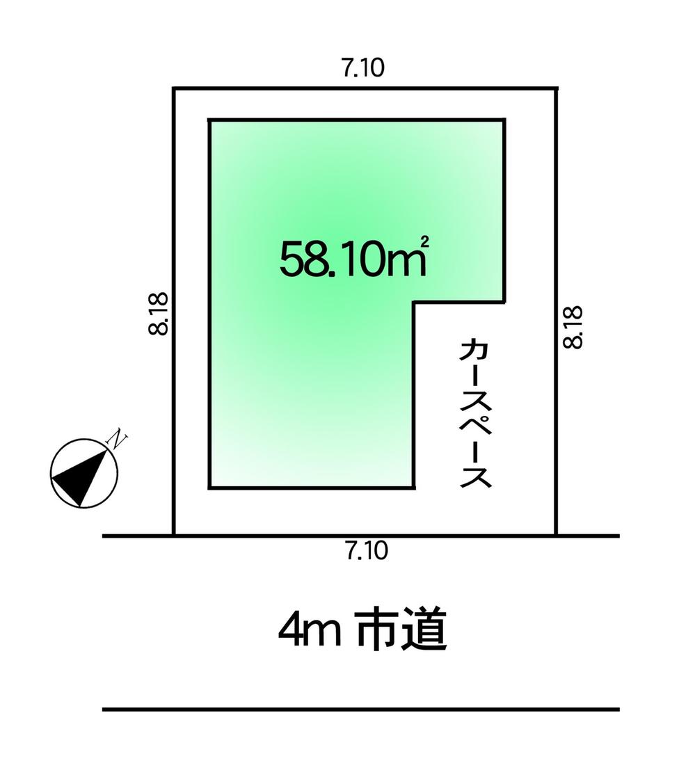 Compartment figure. 15.8 million yen, 2LDK, Land area 58.1 sq m , Building area 57.96 sq m