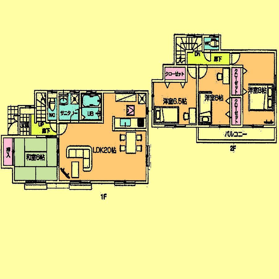Floor plan. 22,800,000 yen, 4LDK, Land area 219.39 sq m , Building area 105.16 sq m located view in addition to this, It will be provided by the hope of design books, such as layout.