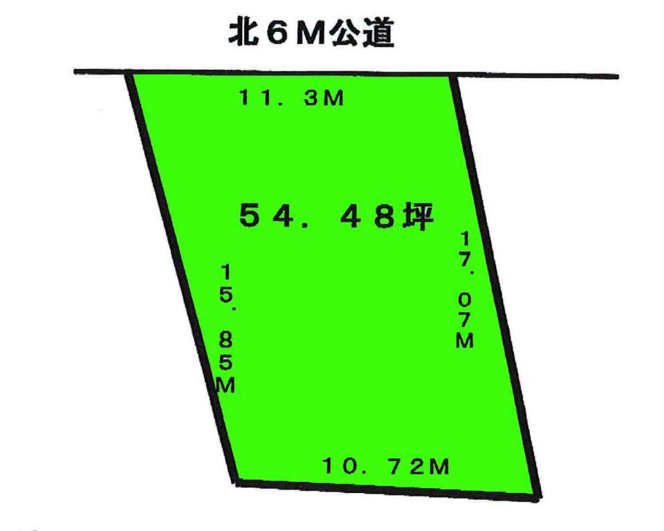 Compartment figure. Land price 15 million yen, Land area 180.11 sq m