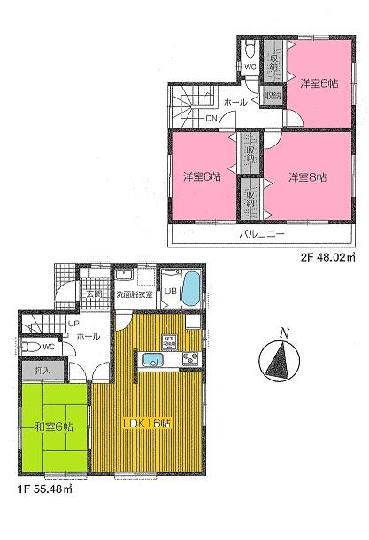 Floor plan. (1), Price 24,800,000 yen, 4LDK, Land area 116.02 sq m , Building area 103.5 sq m