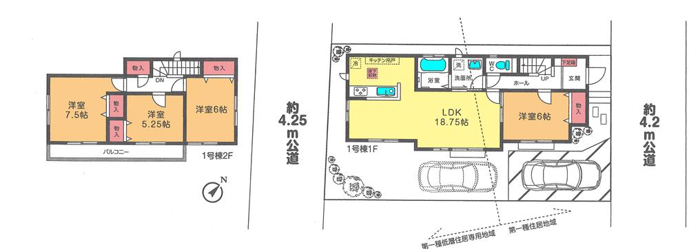 Floor plan. 21 million yen, 4LDK, Land area 135 sq m , Building area 101.01 sq m floor plan