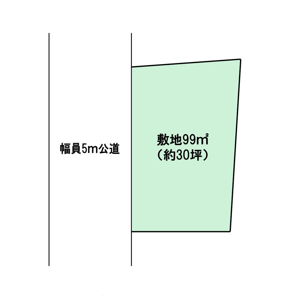 Compartment figure. Land price 12 million yen, Land area 99 sq m compartment view