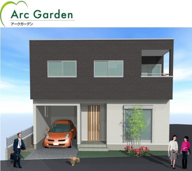 Appearance of chic color. It is built-in garage to protect the car from rain and wind. . Appearance of chic color. 