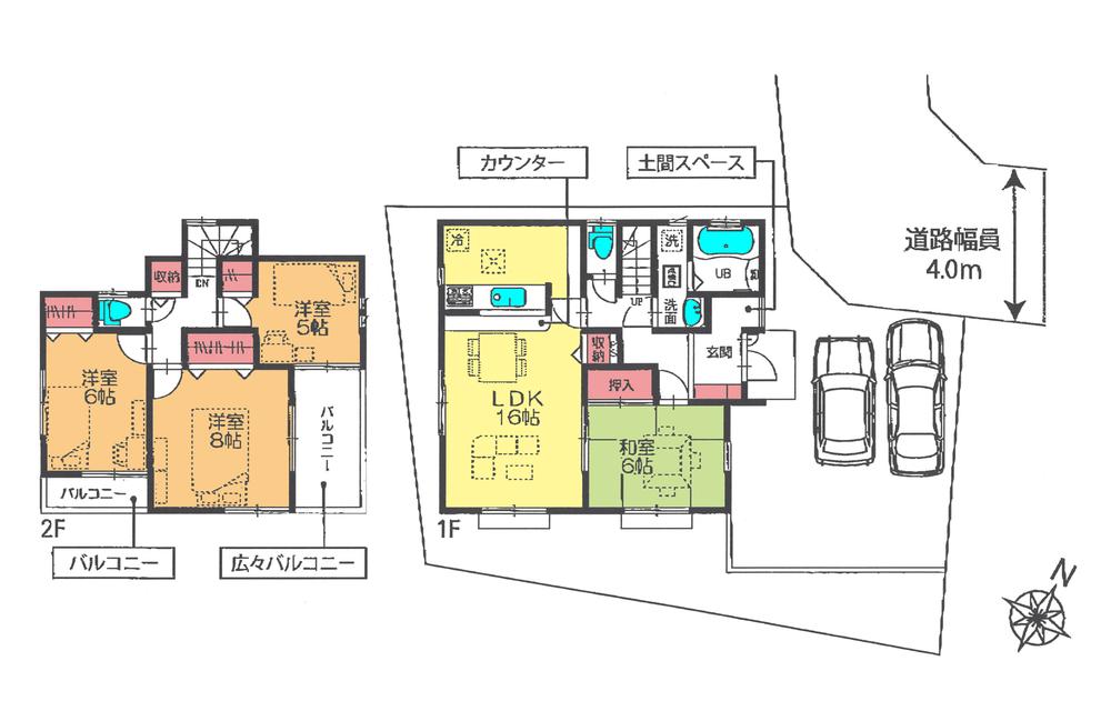 Floor plan. 27,800,000 yen, 4LDK, Land area 139.12 sq m , Building area 98.54 sq m floor plan