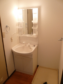 Washroom. It is a convenient independent wash basin