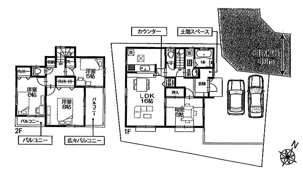 Floor plan. 27,800,000 yen, 4LDK, Land area 139.12 sq m , Building area 98.54 sq m