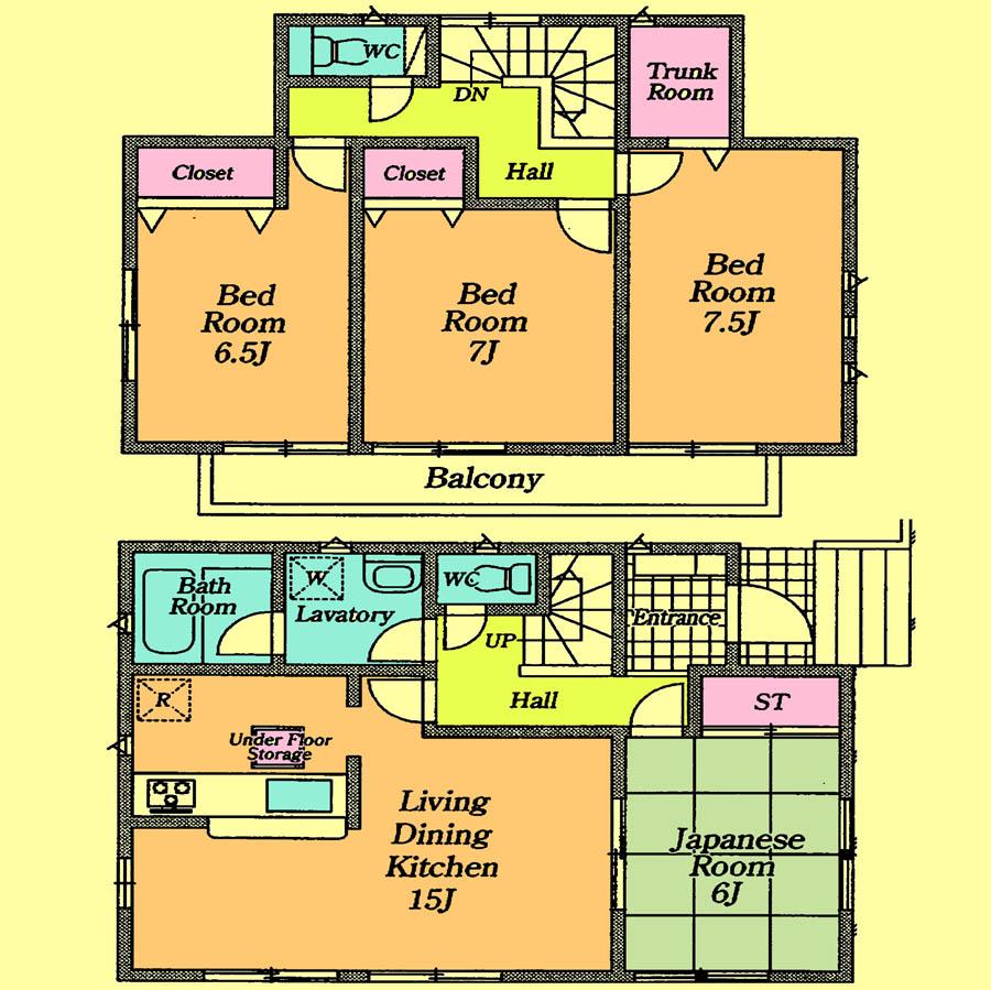 Floor plan. 23.8 million yen, 4LDK, Land area 140.94 sq m , Building area 98.81 sq m located view in addition to this, It will be provided by the hope of design books, such as layout.