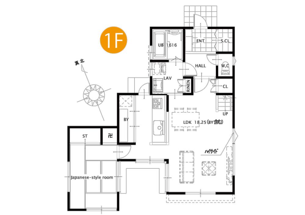 Building plan example (Perth ・ Introspection). Reference Example 1