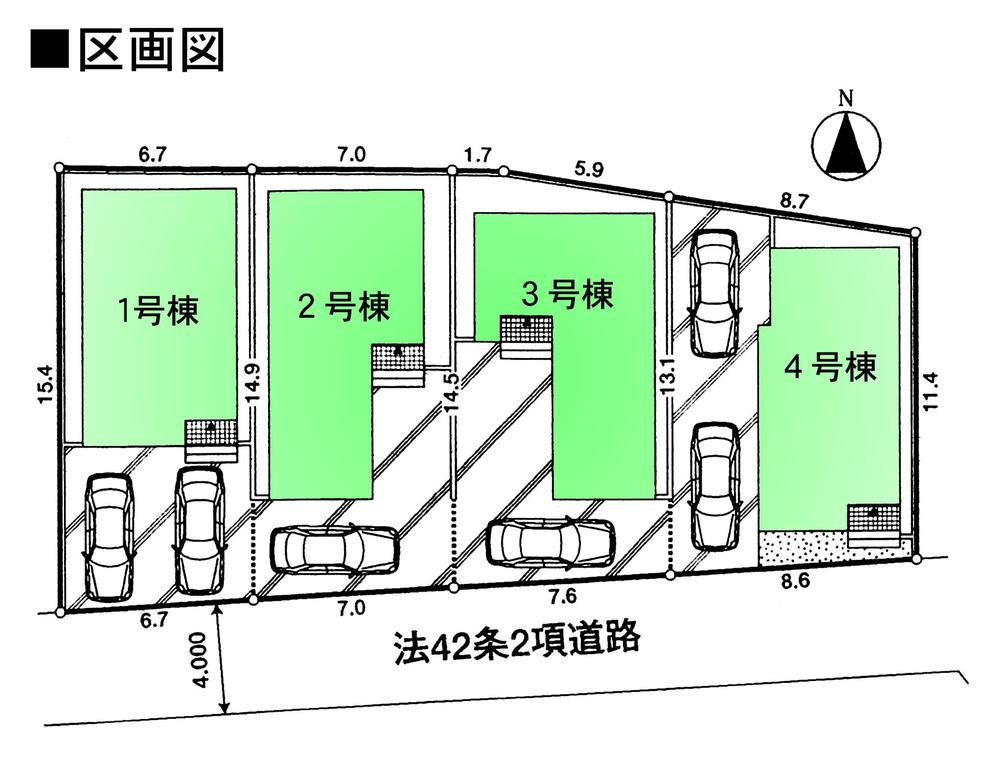 Compartment figure. 32,800,000 yen, 2LDK + 2S (storeroom), Land area 106.36 sq m , Building area 93.96 sq m