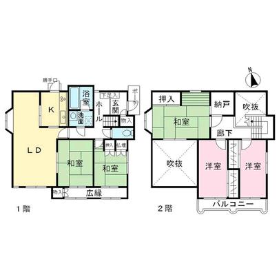 Floor plan. Kawagoe City Prefecture Minamiotsuka 1-chome