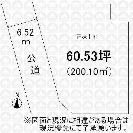 Compartment figure. Land price 13.8 million yen, Land area 200.1 sq m