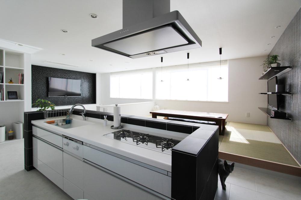 Building plan example (introspection photo).  ※ reference ※ Our example of construction (kitchen)