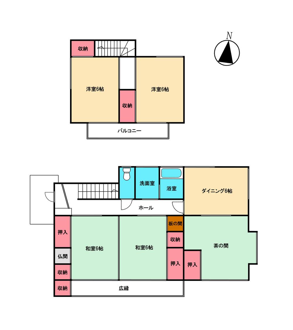 Floor plan. 16.5 million yen, 5DK, Land area 217.66 sq m , Building area 100.18 sq m