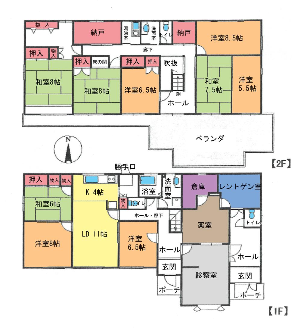Floor plan. 36,800,000 yen, 9LDK, Land area 320.72 sq m , Building area 290.48 sq m floor plan