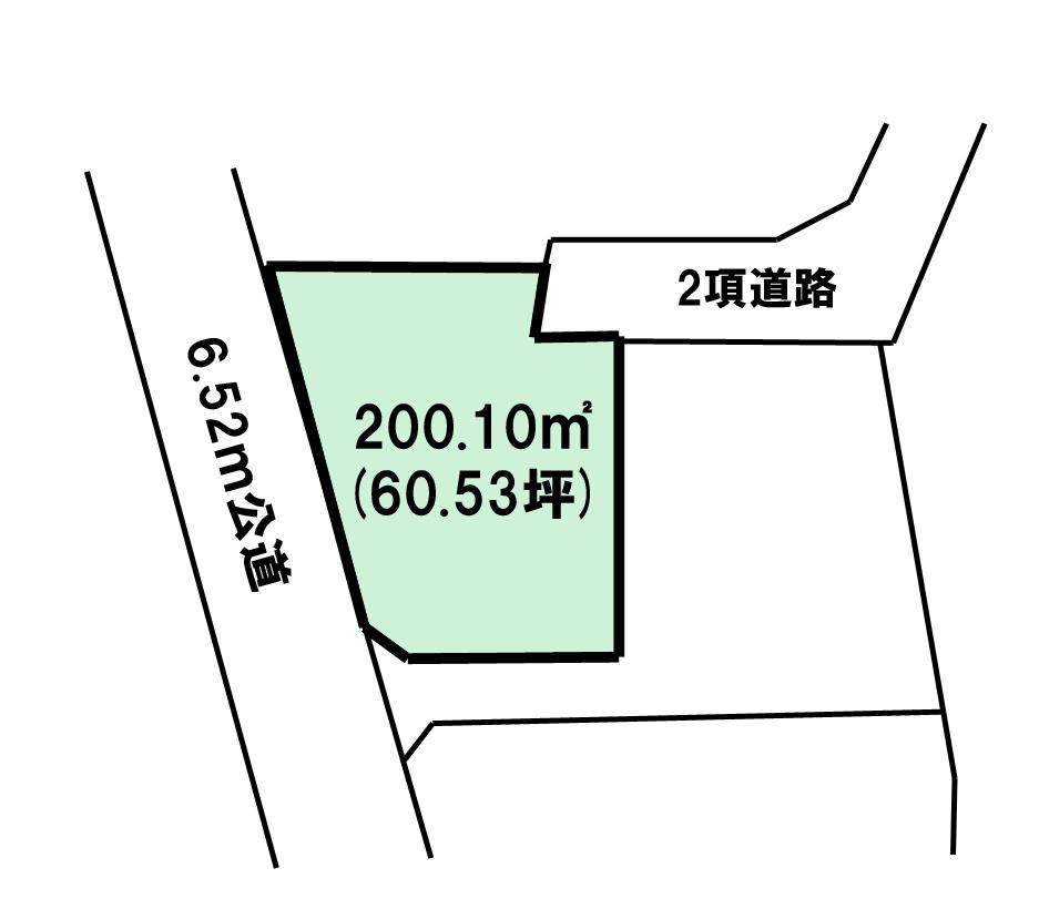 Compartment figure. Land price 13.8 million yen, Land area 200.1 sq m