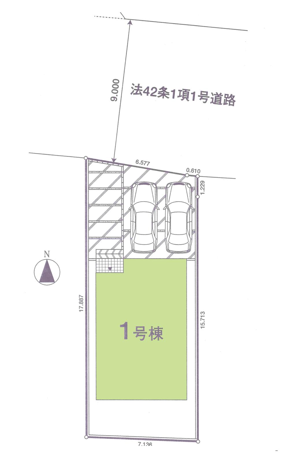 Compartment figure. 21,800,000 yen, 4LDK, Land area 124.03 sq m , Building area 98.01 sq m compartment view
