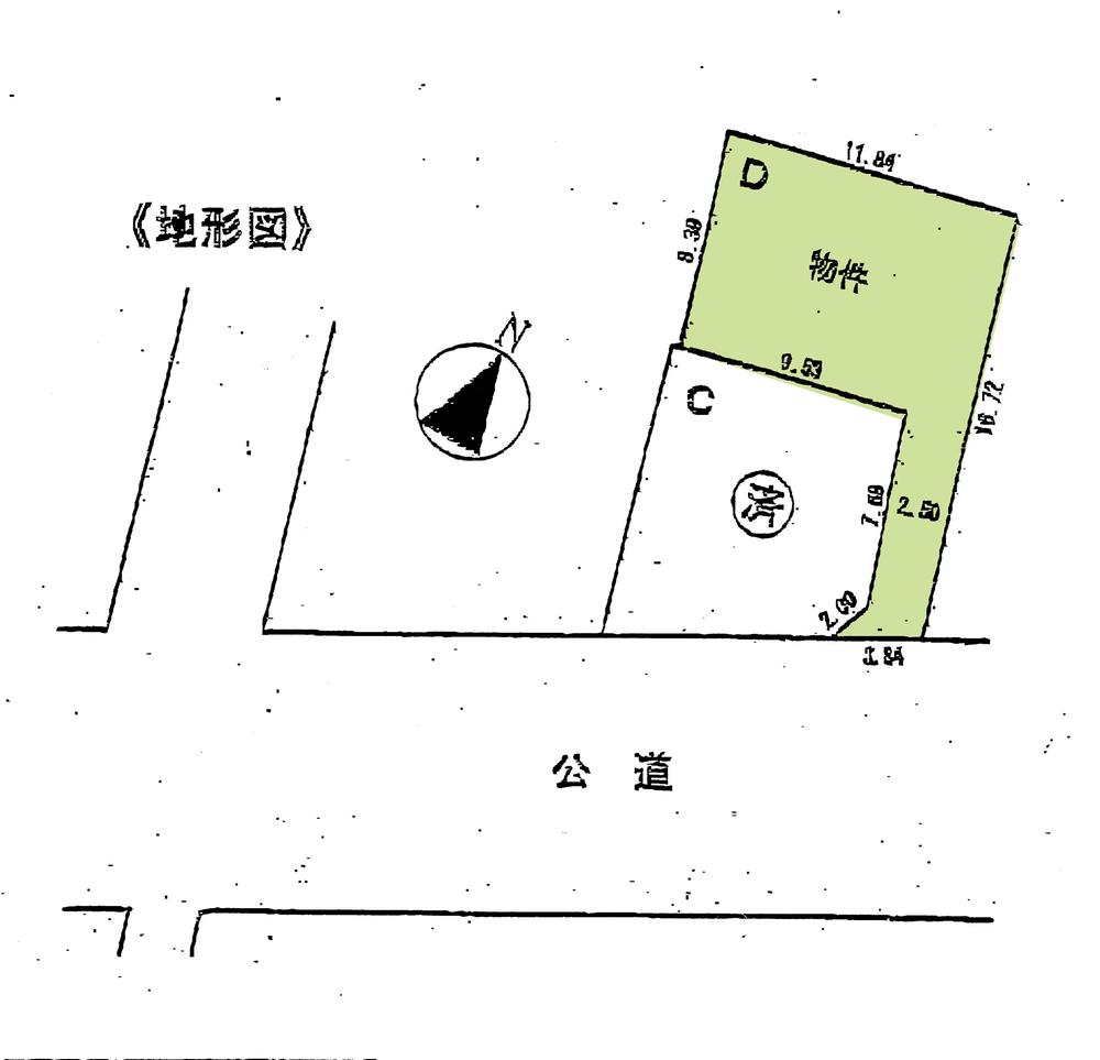 Compartment figure. Land price 20.5 million yen, Land area 122.66 sq m compartment view