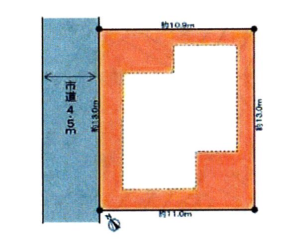 Compartment figure. 27.5 million yen, 3LDK + S (storeroom), Land area 143.21 sq m , Building area 110.95 sq m compartment view