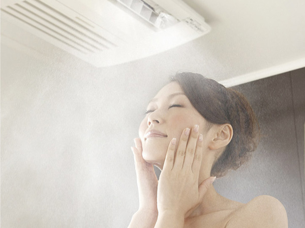 Bathing-wash room.  [Mist sauna (Misty)] Atomized mist wraps the body, Comfortably can safely sweat, It adopted a moisture plenty of mist sauna. (Same specifications)