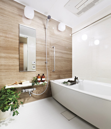 Bathing-wash room.  [Bathroom to heal and relax the fatigue of the day] Mind and body and the beginning with a high-quality equipment the mist sauna to refresh specification, To produce a luxurious bath time.