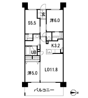 Floor: 3LDK + S (7F), 2LDK + S (2 ~ 6F), the occupied area: 70.76 sq m, price: 29 million yen (tentative)