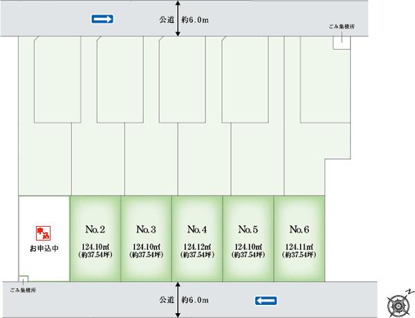 Compartment figure. Land prices -  ※ Sales compartment Figure