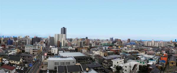 Other. Achieve a relaxed view of the south-facing center (south side view) ※ View photo 2 points, Which was subjected to CG process was taken from 10th floor considerable height field (March 2013), In fact a slightly different.