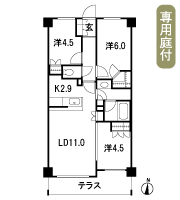 Floor: 3LDK + WIC, the area occupied: 62.5 sq m, Price: 33,900,000 yen, now on sale