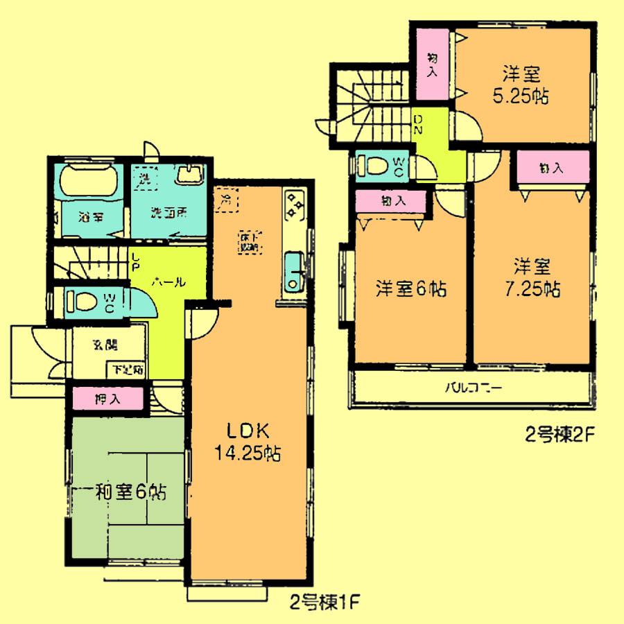 Floor plan. 31,800,000 yen, 4LDK, Land area 143.1 sq m , Building area 93.35 sq m located view in addition to this, It will be provided by the hope of design books, such as layout. 