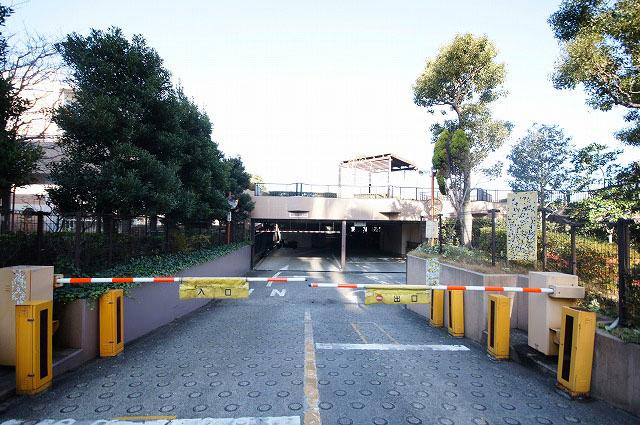 Parking lot. Common areas