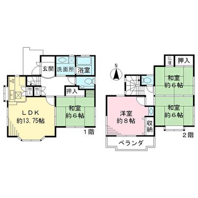 Floor plan. Kawaguchi City Prefecture Nakaaoki 5-chome