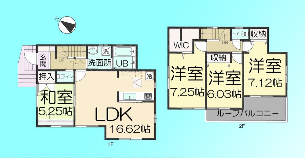 Floor plan. 31,300,000 yen, 4LDK, Land area 99.92 sq m , Building area 97.71 sq m