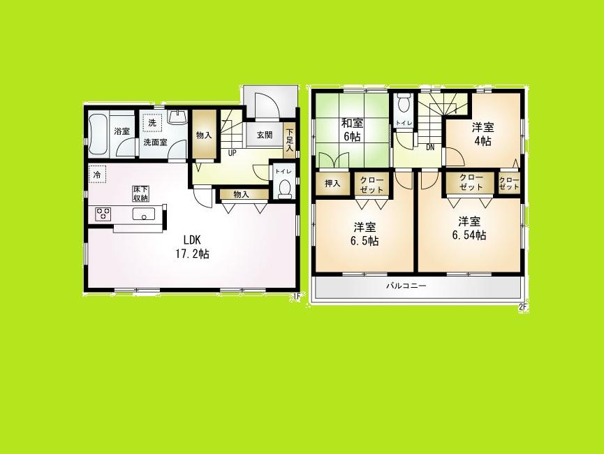 Floor plan. (5), Price 24,800,000 yen, 4LDK, Land area 108.58 sq m , Building area 89.91 sq m